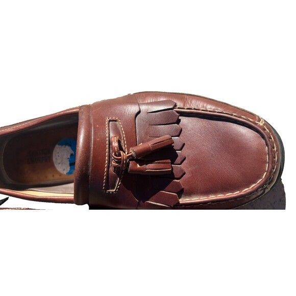 Johnston & Murphy Halsey Loafers Men\'s 11.5 M Brown Woven Kiltie Tassel 20-2394 main image 8
